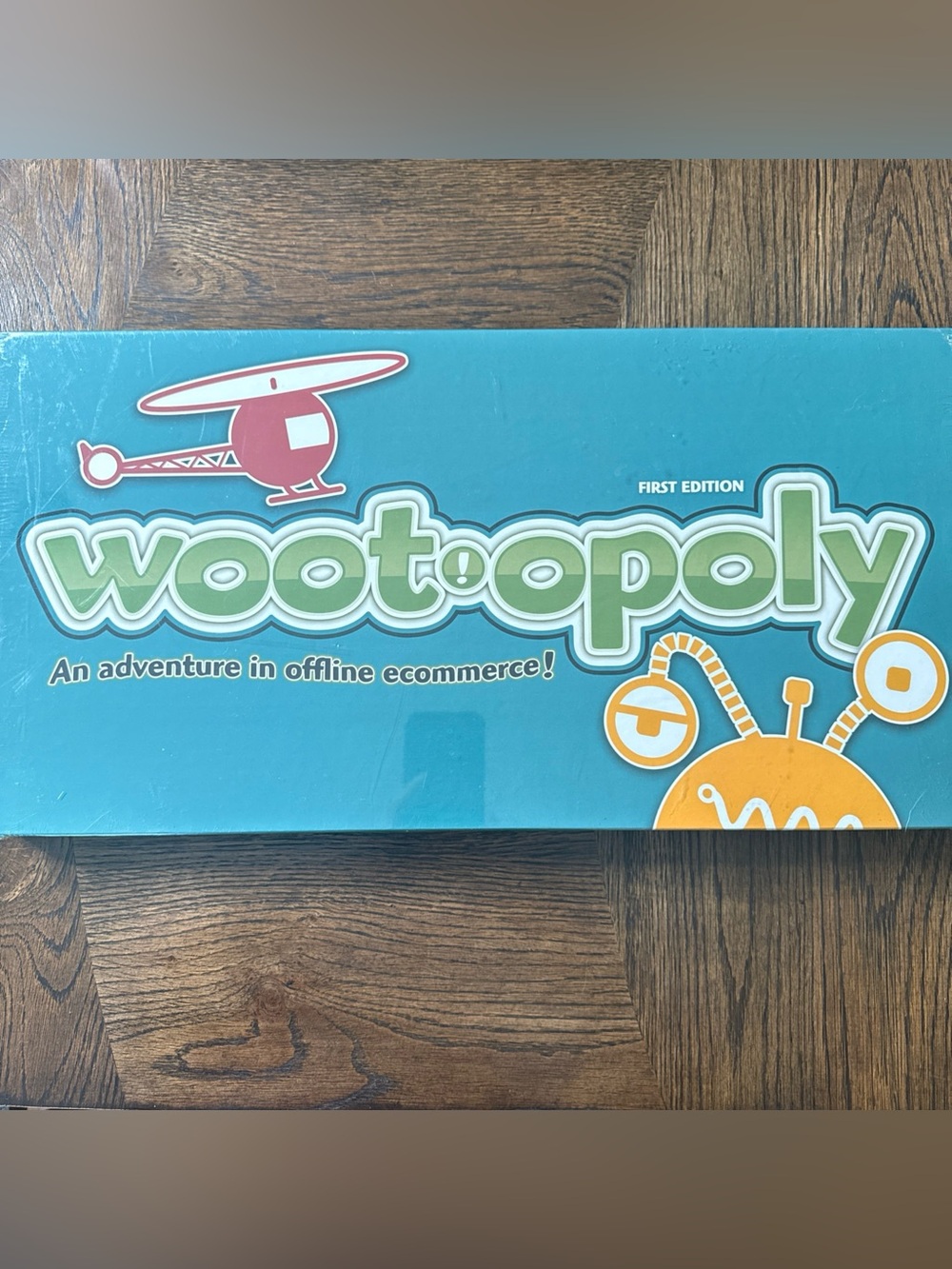 Wootopoly Board Game - Teal & Green Box